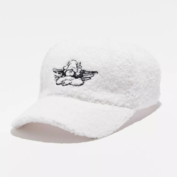 Boys Lie Accessories - Boys Lie Sherpa Baseball Hat NWT - White